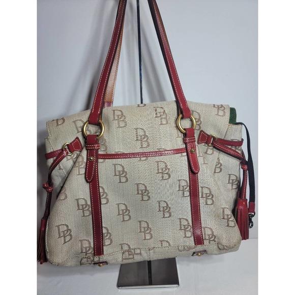 Dooney & Bourke Florentine Jacquard Classic Handbag Purse Tote - Picture 3 of 10